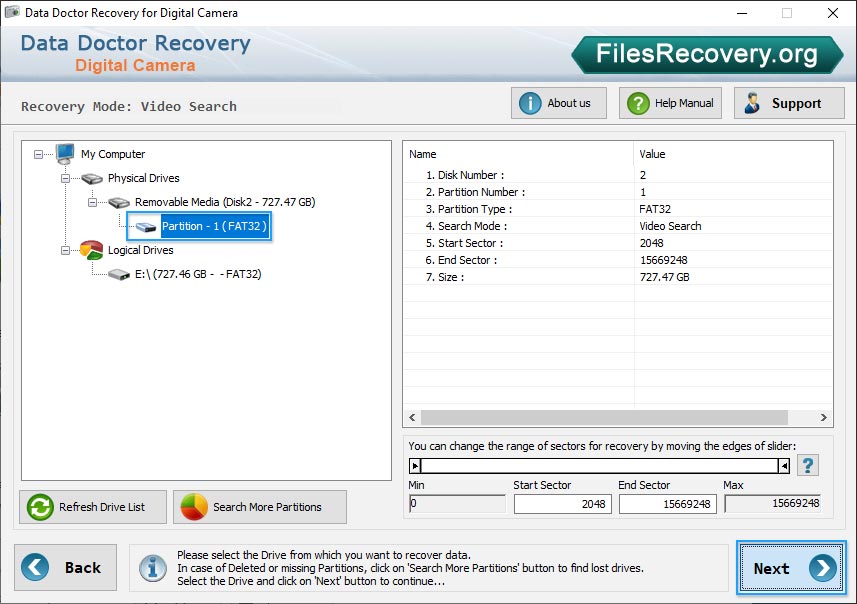 Digital Camera Data Recovery