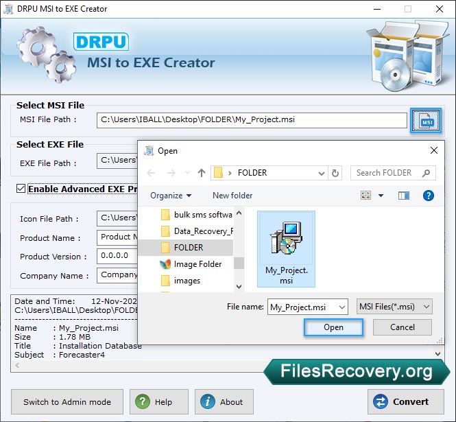 MSI to EXE Creator Software