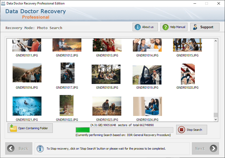 Disk scanning