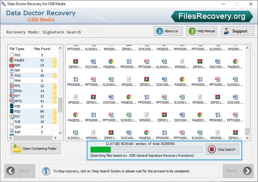 Removable Media File Recovery